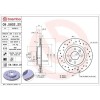 Set disc frana Dacia 1410 Saloon 09.85-12.98, Logan (Ls) 08.04-, Logan Express (Fs) 10.07-, Logan 2 10.12-, Logan Mcv (Ks) 02.07-, Sandero 06.08-; Da, BREMBO