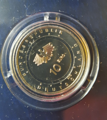 Moneda 10 Euro &amp;quot;In der Luft&amp;quot; litera D, Germania 2019 - PROOF - G 3566 foto
