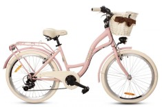 Bicicleta copii Goetze? Style 6 viteze Roata 24&amp;quot; 125-165 cm inaltime, Roz foto