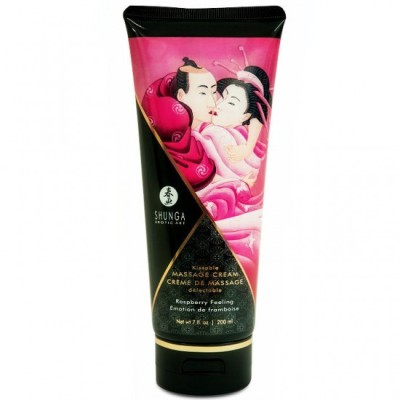 SHUNGA - RASPBERRY MASSAGE CREAM 200 ML foto