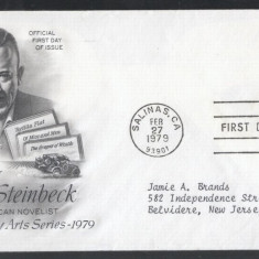 United States 1979 John Steinbeck FDC K.709