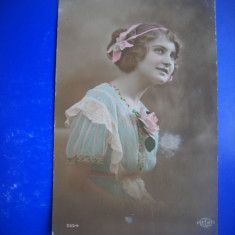 HOPCT 95972 ANUL 1918 -FEMEI FEMEI -ROMANTICA-FELICITARE FRANTA-FR-CIRCULATA