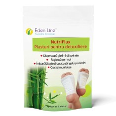 Plasturi pentru detoxifiere 10 bucati,Eden Line NutriFlux