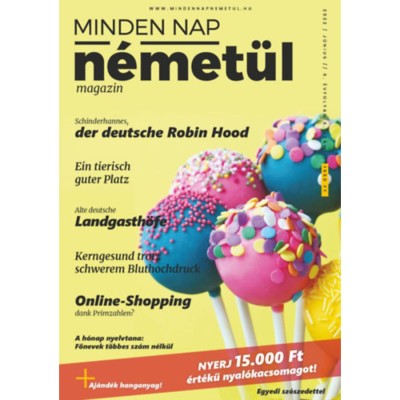 Minden Nap N&amp;eacute;met&amp;uuml;l - 2022. j&amp;uacute;nius - 6. &amp;eacute;vfolyam 6. sz&amp;aacute;m foto