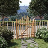 vidaXL Poartă de gard arcuită 100 x 120 cm Lemn de Făglă Impregnat 42040683