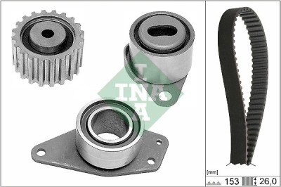 INA 530 0038 10 Set curea de distributie foto