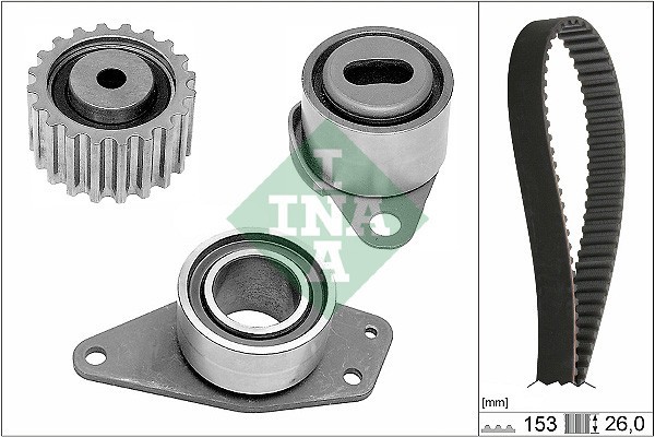 INA 530 0038 10 Set curea de distributie