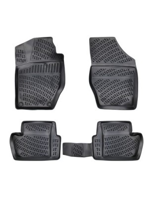 Set covorase auto din cauciuc tip tavita pentru Citroen C4 II 2010-2018 foto