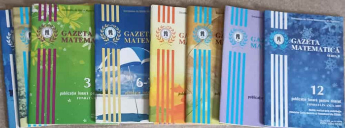 GAZETA MATEMATICA 2014, SERIA B VOL.1-3, 6-12 (8 REVISTE)-MARCEL TENA-249125