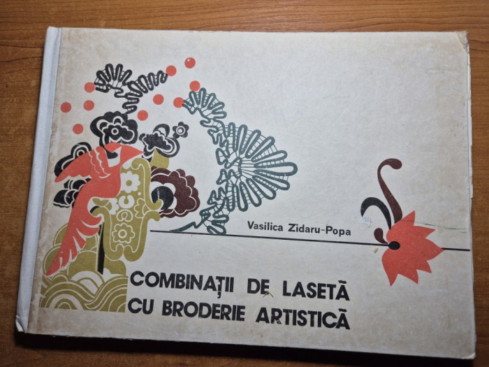 album - combinatii de laseta cu broderie artistica - din anul 1978