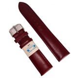 Curea Ceas din Piele Naturală Maro-Roşcat , 20mm 22mm
