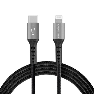 Cablu USB tip C-Lgt C94 MFI negru 1m 3A foto