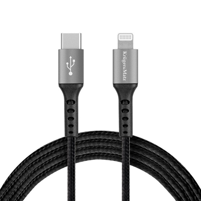 Cablu USB tip C-Lgt C94 MFI negru 1m 3A