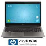 Laptop Refurbished HP ZBook 15 G6 Workstation, Intel Core i7-9850H 2.60 - 4.60GHz, 16GB DDR4, 512GB SSD, NVIDIA Quadro T1000 4GB, 15.6&rdquo; 4K UHD Touchsc