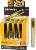 Cutter metalic Strend Pro Premium 18 mm cu lama segmentata, set 24 buc