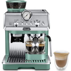 Espressor manual De&amp;#039;Longhi La Specialista Arte EC9155.GR 0132126056, 1,5l, 15 bar, 1300w, verde