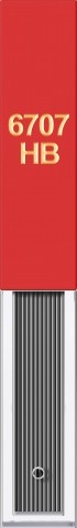 Etui mina creion 12 buc Caran d&rsquo;Ache 0,7 HB