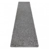 Covor, Traversa SOFFI shaggy 5cm gri - pentru bucătărie, hol și coridor, 80x250 cm, Dreptunghi, Polipropilena
