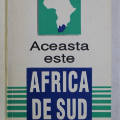 ACEASTA ESTE AFRICA DE SUD , CARTE DE PREZENTARE A TARII