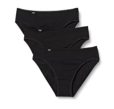 Set 3 chiloti pentru femei Sloggi 24 7 Cotton Tai C3P, negru, 44 - OUTLET