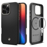 Husa pentru iPhone 16 Pro - Spigen Enzo Aramid - Black / Silver