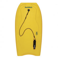 Bodyboard 100 + leash Galben