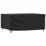 Husa mobilier de gradina negru 225x143x90 cm impermeabila 420D GartenMobel Dekor, vidaXL