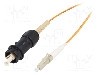 Conector fibra optica, {{Subtip conector}}, 1 pini, BULGIN - PXF4051BAB