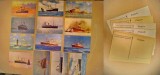 A979-Vapoare de epoca vechi ruta Hamburg-Sud America carti postale vechi., Necirculata, Printata