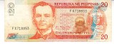 B11 2 - Bancnota foarte veche - Filipine / Pilipinas - 20 piso - 2005