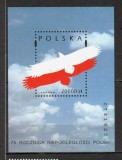 Polonia.1993 75 ani Republica-Bl. MP.280, Nestampilat