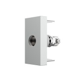 Cumpara ieftin Priza TV Livolo gri pentru montaj incastrat, design premium