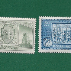 ROMANIA 1933 - CENTENARUL ORASULUI TURNU SEVERIN, MNH - LP 104