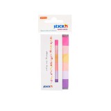 Stick index Stick&rsquo;n h&acirc;rtie color 45 x 15 mm 6 culori