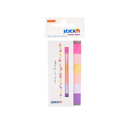 Stick index Stick&rsquo;n h&acirc;rtie color 45 x 15 mm 6 culori
