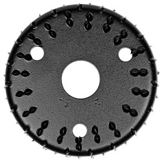 Disc rașpel cupă 90mm pentru polizor unghiular T-37, ax 22,2mm