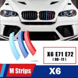 Set Ornamente Grila Fata BMW X6 E71 E72 (2008-2011) Plastic