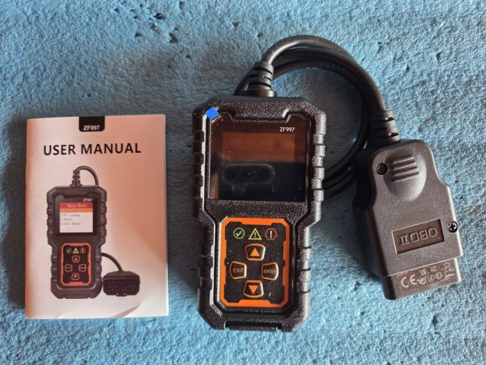 scaner OBD II - model - ZF997