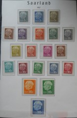 A2 1957 SERIE SAARLAND MNH