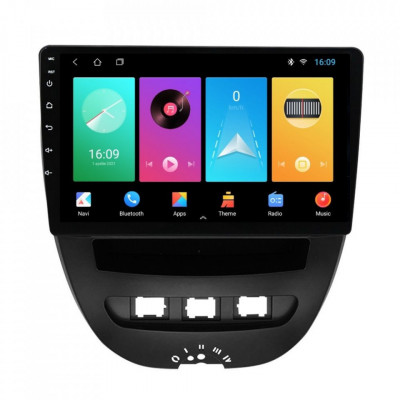 Navigatie dedicata cu Android Citroen C1 I 2005 - 2014, 1GB RAM, Radio GPS Dual foto