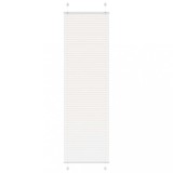 Jaluzea plisată alb 60x200 cm Lățime țesătură 59,4cm poliester