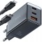 Mcdodo Fast Charger Power Supply 3X Usb-C Pd Usb Gan 67W Cablu 1M
