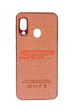 Toc TPU Leather Denim Samsung Galaxy A70 Rose Gold