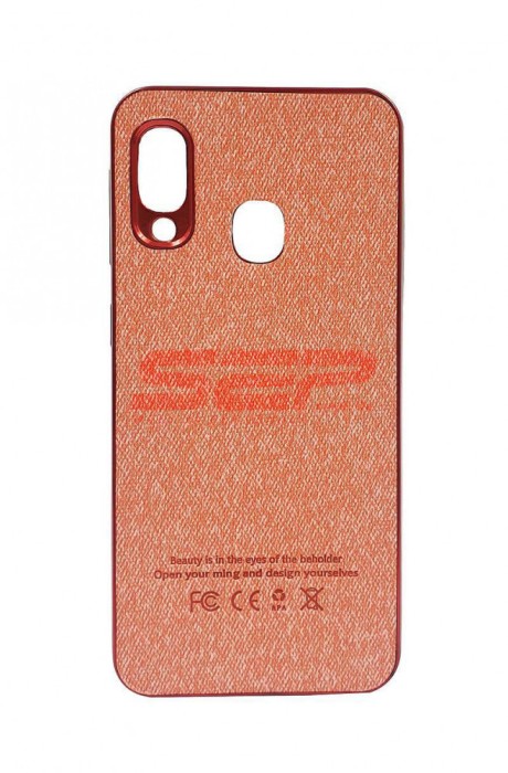 Toc TPU Leather Denim Huawei P smart Z Rose Gold
