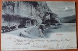 Carte postala, Orsova Cazane, perioada interbelica