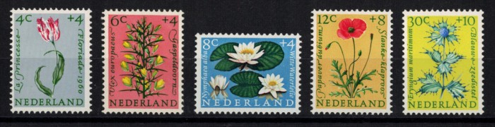 OLANDA 1960 - An complet, serii complete MNH (5 imagini) / (cota Michel 43&euro;)