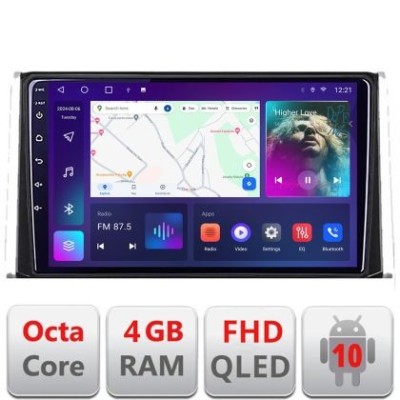 Navigatie Toyota Auris 2017- B-AURIS Android Ecran QLED octa core 4+64 carplay android auto KIT-AURIS+EDT-E310V3 CarStore Technology foto