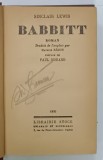 BABBITT , roman par SINCLAIR LEWIS , 1930