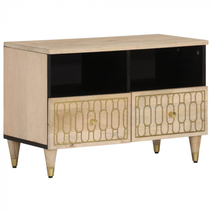 vidaXL Comodă TV, 70x33x46 cm, lemn masiv de mango 358249