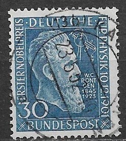 C103 - Germania RF 1951 - Rontgen stampilat foto